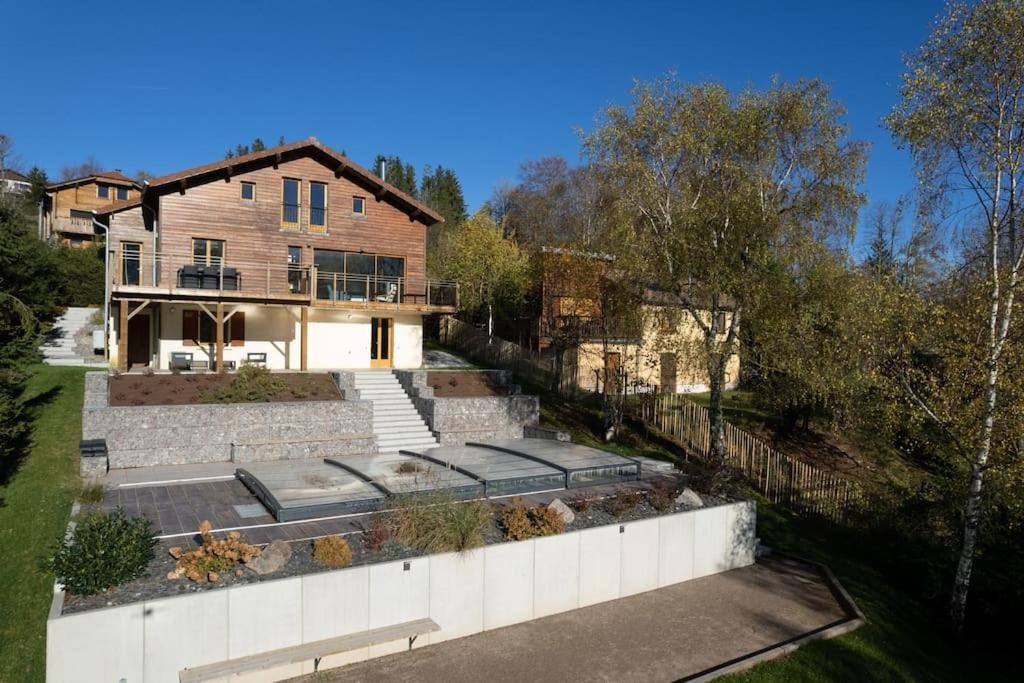 Le Cerf, Chalet Cocooning Avec Piscine Et Billard Ban-sur-Meurthe-Clefcy Exterior foto