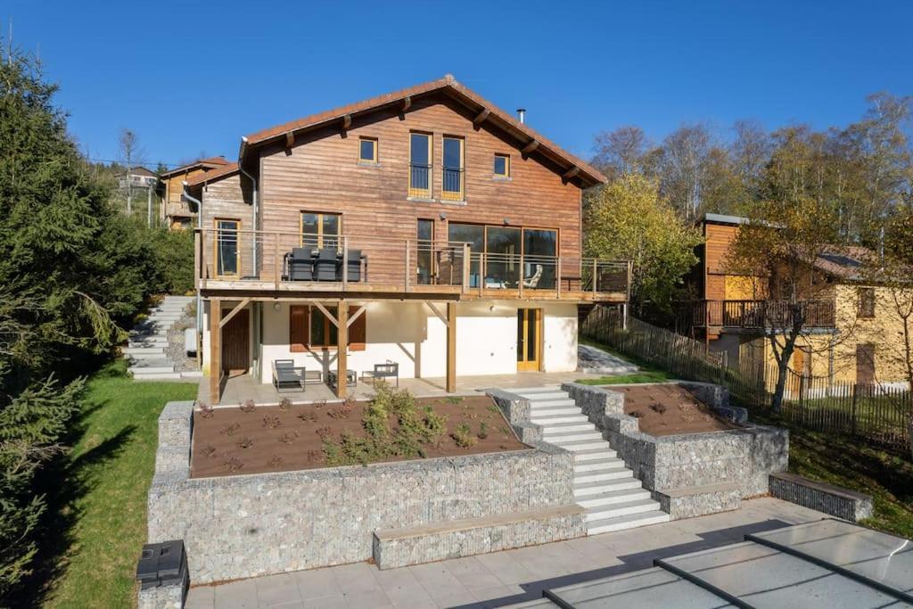 Le Cerf, Chalet Cocooning Avec Piscine Et Billard Ban-sur-Meurthe-Clefcy Exterior foto