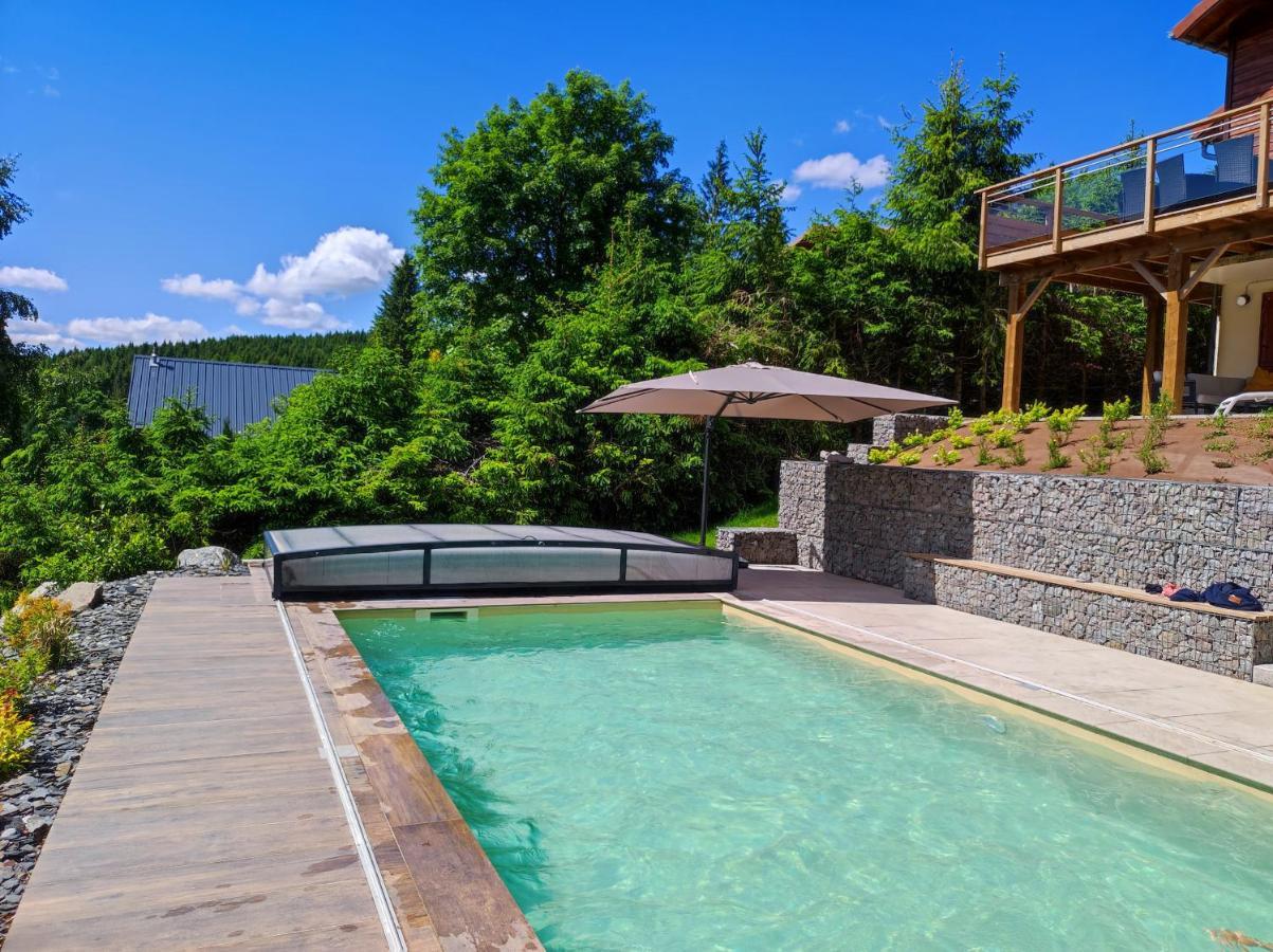 Le Cerf, Chalet Cocooning Avec Piscine Et Billard Ban-sur-Meurthe-Clefcy Exterior foto